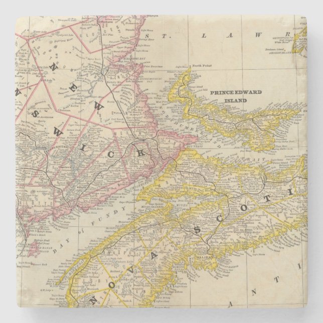 New-Brunswick, Neuschottland Steinuntersetzer (Vorderseite)