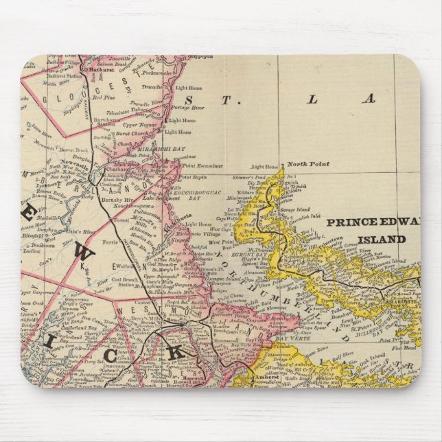 New Brunswick, Nova Scotia Mousepad (Vorne)