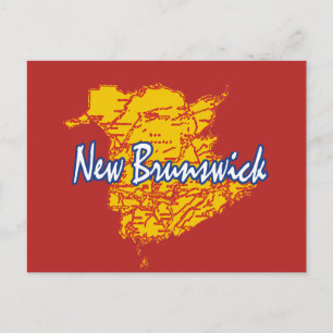 New Brunswick Postkarte