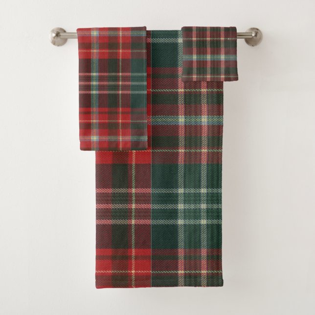 New Brunswick Provincial Tartan Badhandtuch Set (Insitu)