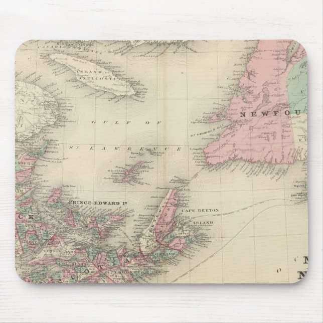 New Brunswick und Nova Scotia Mousepad (Vorne)