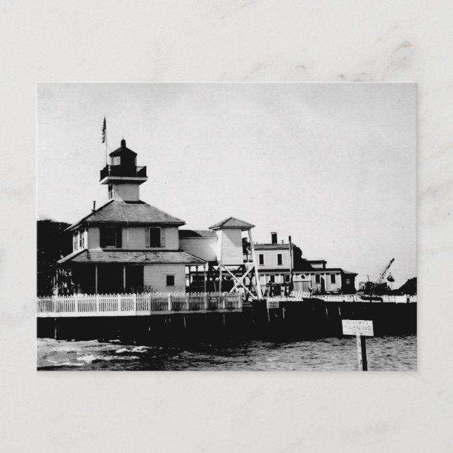 New Canal Lighthouse Postkarte (Vorderseite)