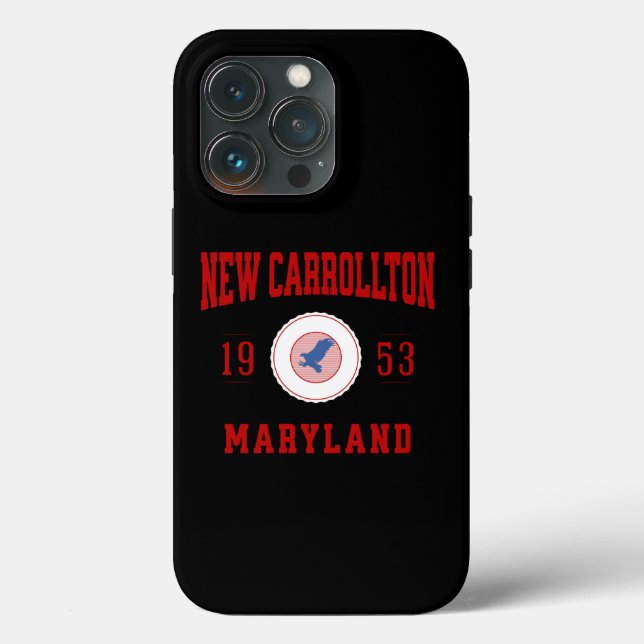 New Carrollton Maryland Uni University Style Case-Mate iPhone Hülle (Rückseite)