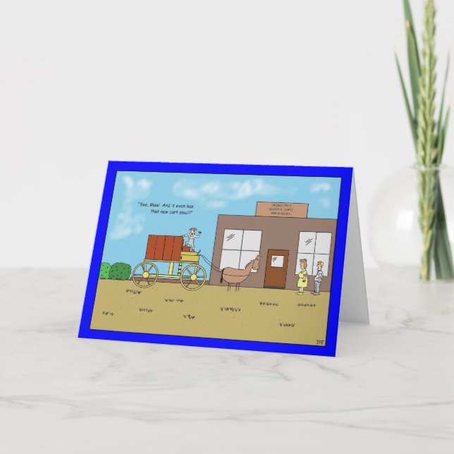 New Cart Riech Geburtskarte Karte (Vorderseite)