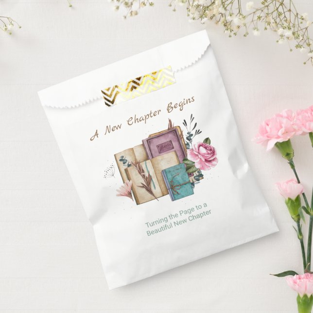 New Chapter Begins Floral New Beginnings Geschenktütchen (Versiegelt)