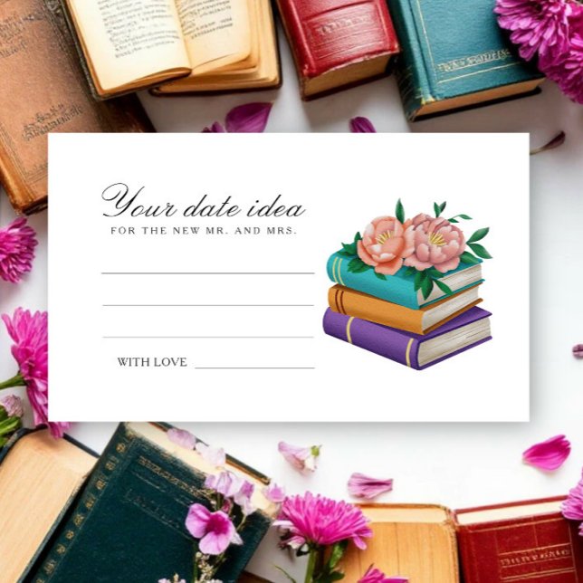 New Chapter Bridal shower Date night ideas  Begleitkarte (Von Creator hochgeladen)