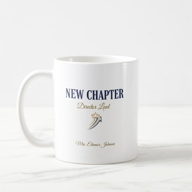 New Chapter Director Level Personalized Kaffeetasse (Links)