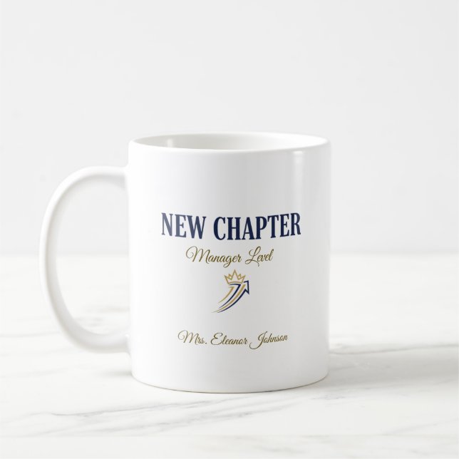 New Chapter Executive Level Personalized Kaffeetasse (Links)
