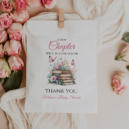 New Chapter Pink Girl Storybook Book Baby Shower Geschenktütchen