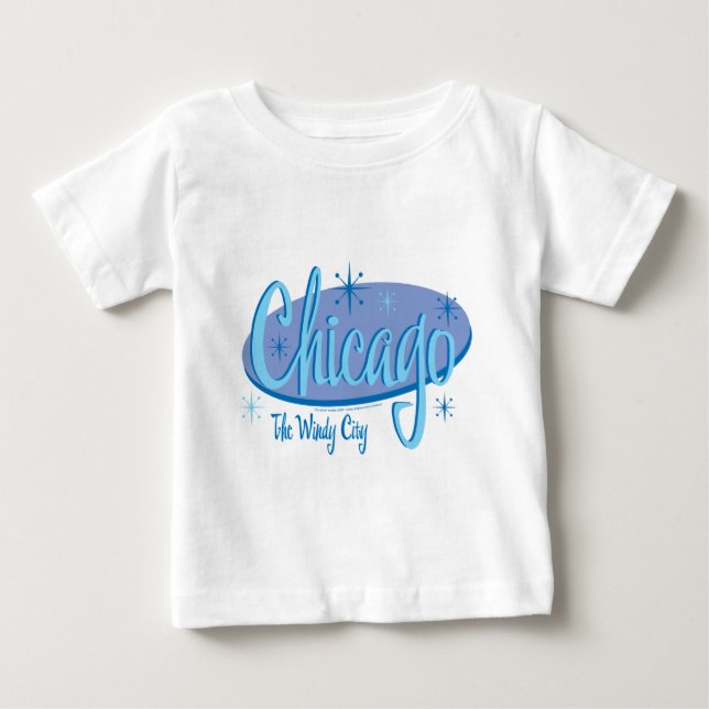 NEW-Chicago-Retro Baby T-shirt (Vorderseite)