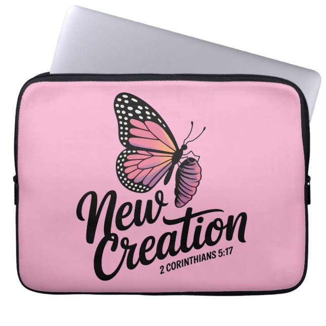 New Creation Christlich Laptopschutzhülle (Vorderseite)