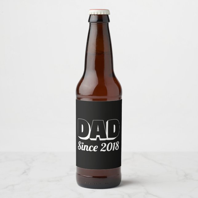 New Dad Bierflaschenetikett (Vorderseite)