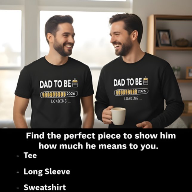New Dad Est. 2026 Shirt: Father-To-Be  T-Shirt (Von Creator hochgeladen)