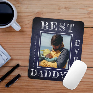New dad Foto personalisiert Erster Tag der Väter Mousepad