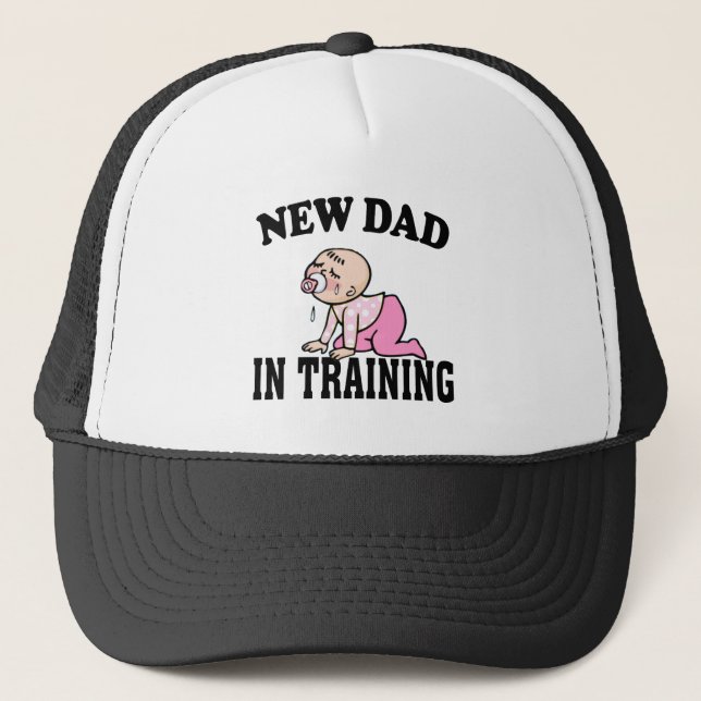 New Dad Girl Truckerkappe (Vorderseite)
