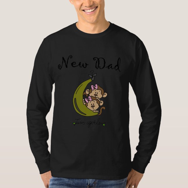 New Dad of Twin Girls Tshirts and Gifts (Vorderseite)
