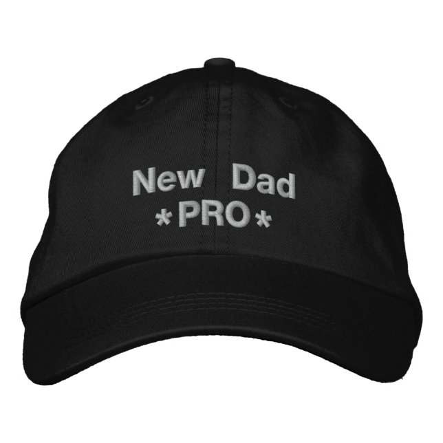 New Dad Pro Bestickte Kappe (Vorderseite)