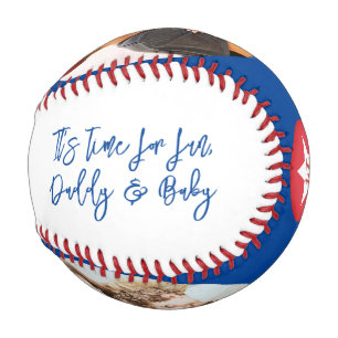 New Dad Sports Script Foto Erster Vatertag Baseball