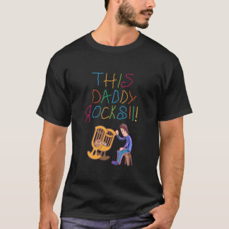 New Dad Vatertag Cribbeldesign T-Shirt