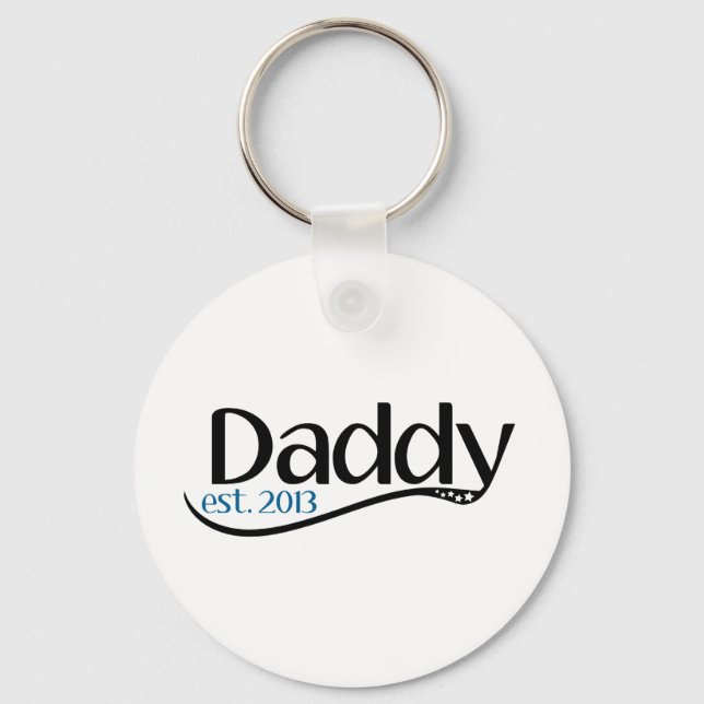 New Daddy Est 2013 Schlüsselanhänger (Vorderseite)
