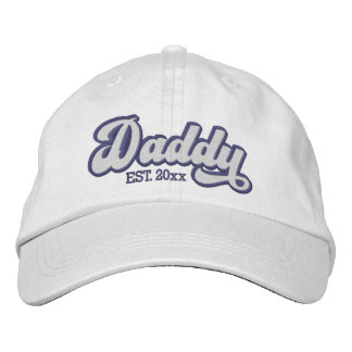 New Daddy Established Personalized Bestickte Baseballkappe