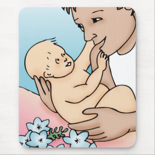 New Daddy und Baby Mousepad