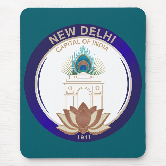 New Delhi India Mousepad (Vorne)