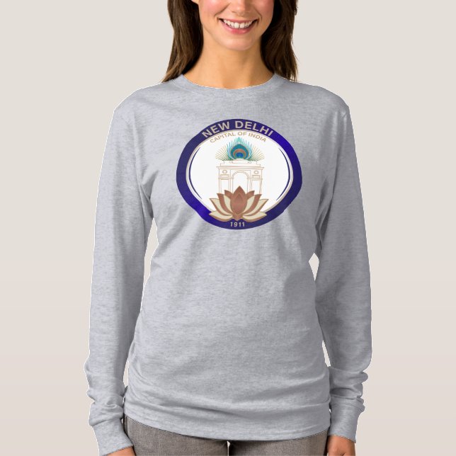 New Delhi India T-Shirt (Vorderseite)