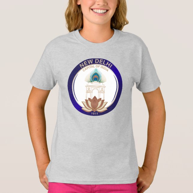 New Delhi India T-Shirt (Vorderseite)