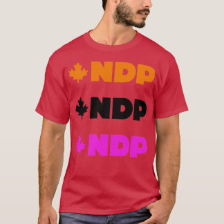 New Democratic Party NDP Sticker Pack Kanada Polit T-Shirt