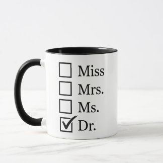 New Doctor PhD Graduation Mug Gift for Women