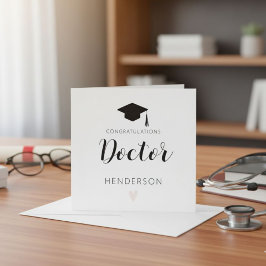 New Doctorate Degree Card Doctorate Degree Card  Einladung