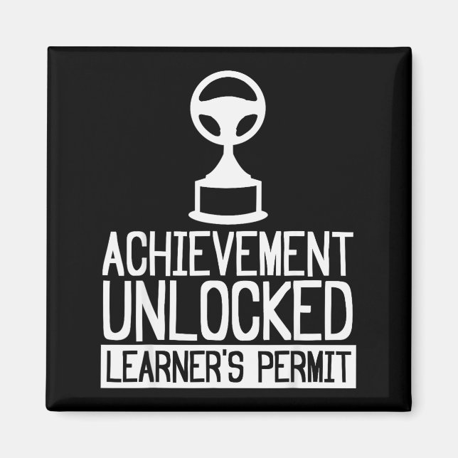 New Driver Learner Permit Driving School - Driver' Magnet (Vorne)