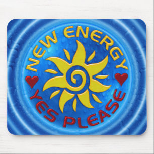 NEW ENERGY SUN - water Mousepad