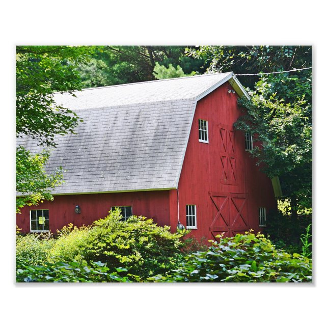 New England Barn Fotodruck (Vorne)