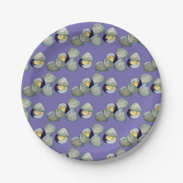 New England Clams Clambake Beach Summer Seafood Pappteller