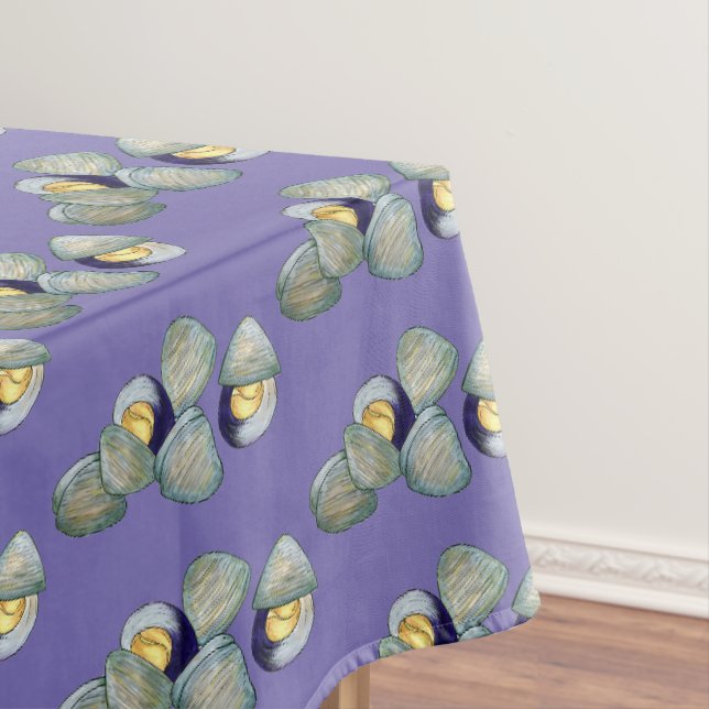 New England Clams Clambake Beach Summer Seafood Tischdecke (Beispiel)