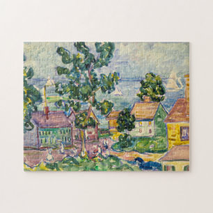 New England Coastal Village   Maurice Prendergast