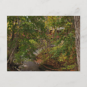 New England Covered Bridge Postkarte