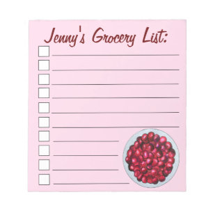New England Cranberries Cranberry Bog Berries Notizblock