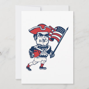 New England Football Maskottchen Einladung