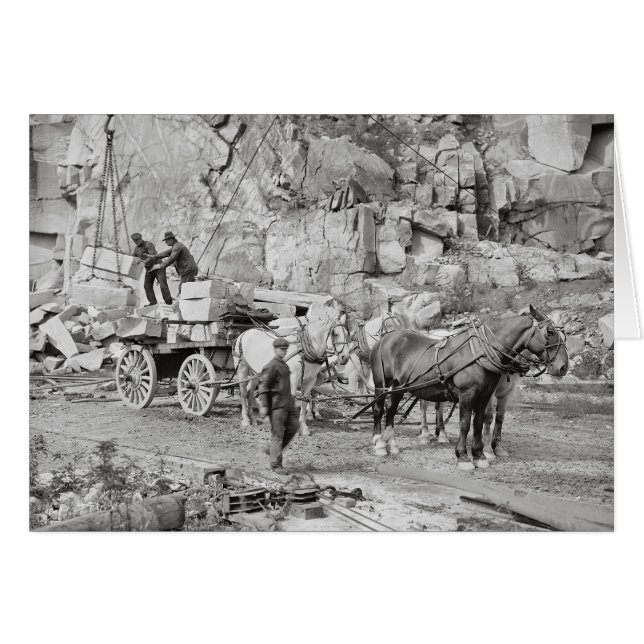 New England Granite Quarry, 1908 (Vorderseite (Horizontal))