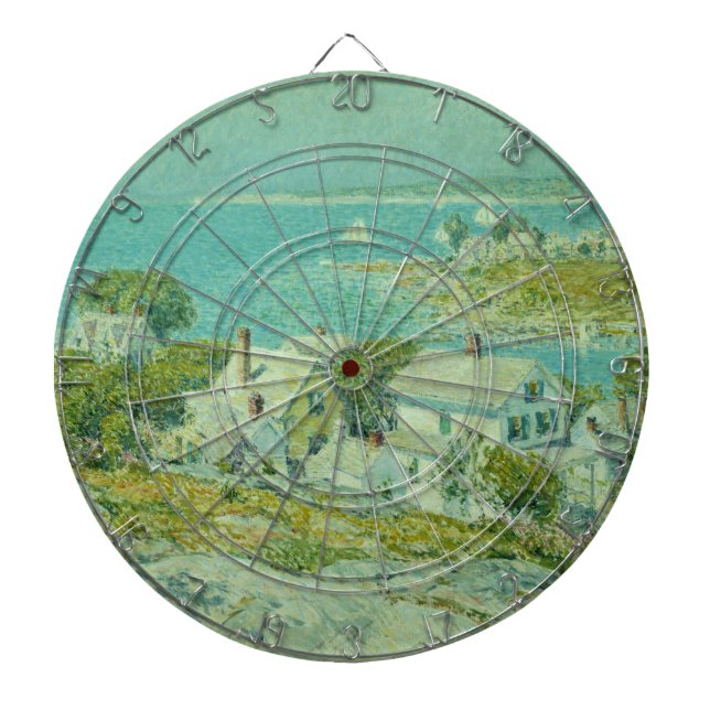 New England Headlands (Küstenlandschaft Art) Dartscheibe (vorne)
