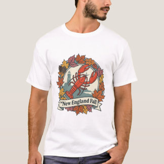 New England Herbst Hummer T-Shirt