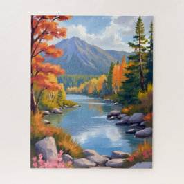New-England-Herbstlaub-Landschaftsmalerei