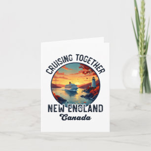 New England Kanada Cruising Together Fall Karte