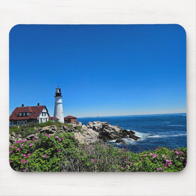 New England Leuchtturm-Mauspad Mousepad (Vorne)