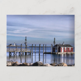 New England Lighthouse Postcard Scituate Postkarte