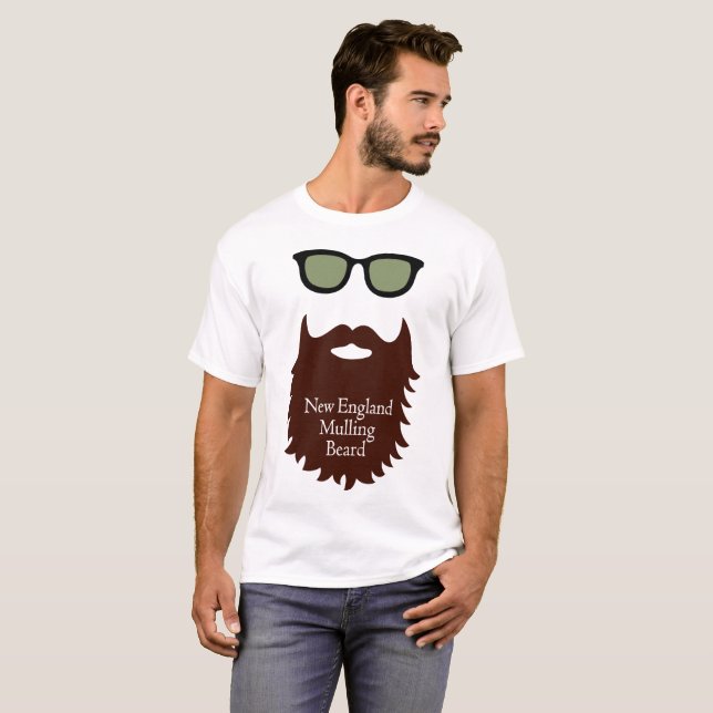 New England Mulling Beard T-Shirt (Vorne ganz)