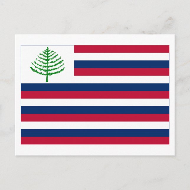 New England Naval Ensign Postkarte (Vorderseite)